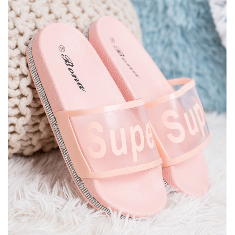 Bona Átlátszó papucs rózsaszín 1 Bona Átlátszó papucs rózsaszín 1