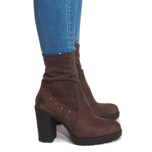 Velúr BG-59 Taupe csizma barna sokszínű 1 Velúr BG-59 Taupe csizma barna sokszínű 1