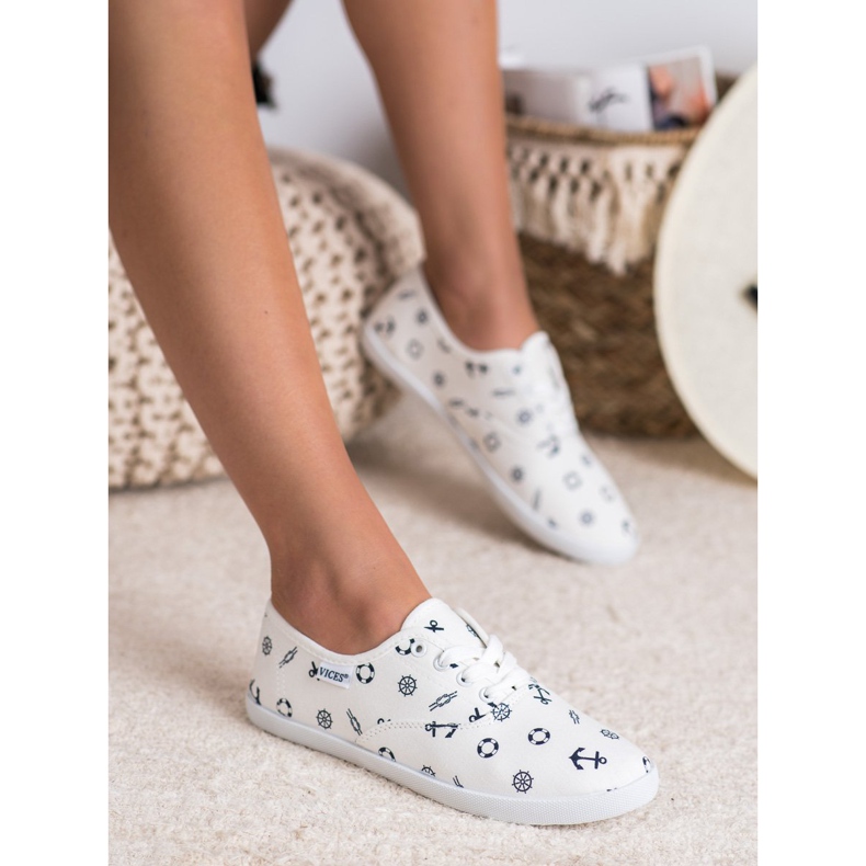 VICES tengerészcipők fehér 2