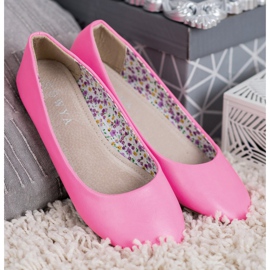 SHELOVET Alkalmi balerinák rózsaszín 2