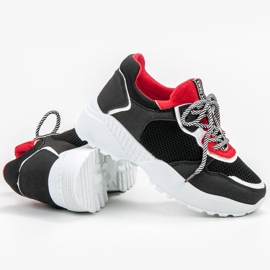 SHELOVET Divatos fekete cipők sokszínű 1