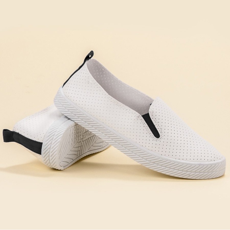 Kylie Fehér Slip On cipők 1