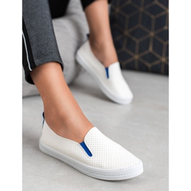 Kylie Fehér Slip On cipők 1
