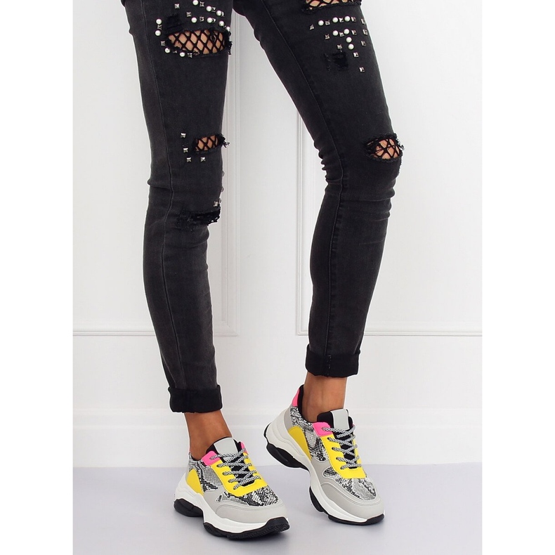 Szürke BL169P Snakeskin sportcipő sokszínű 2