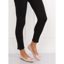 Női cbeż balerinák 3173 Bézs 1