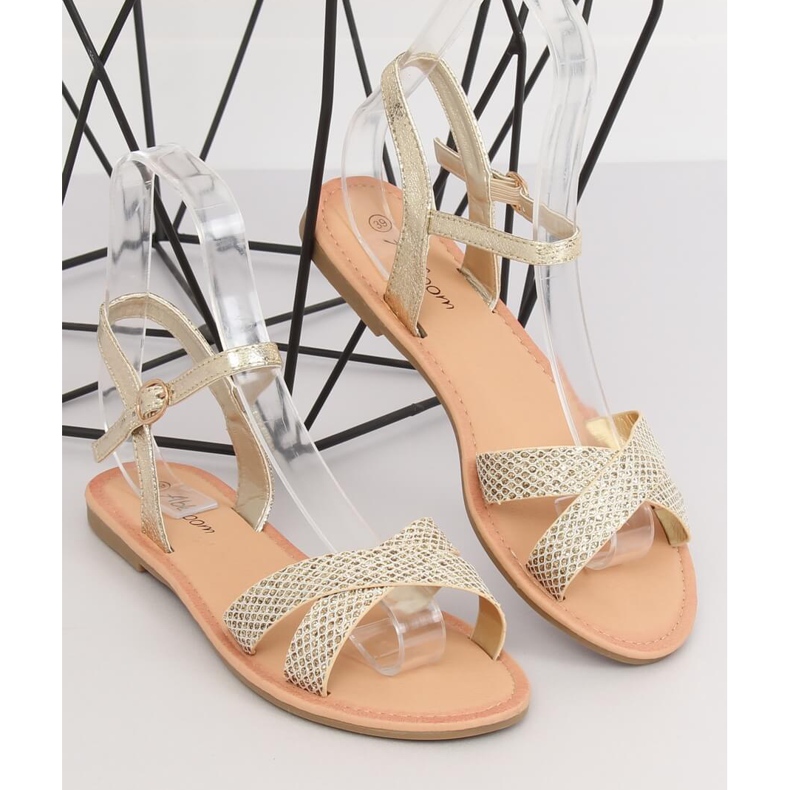 Női és arany szandál WL282 Gold aranysárga 1