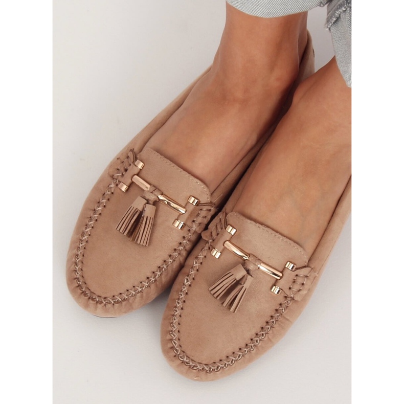 Női bézs naplopók L7183 Khaki 2