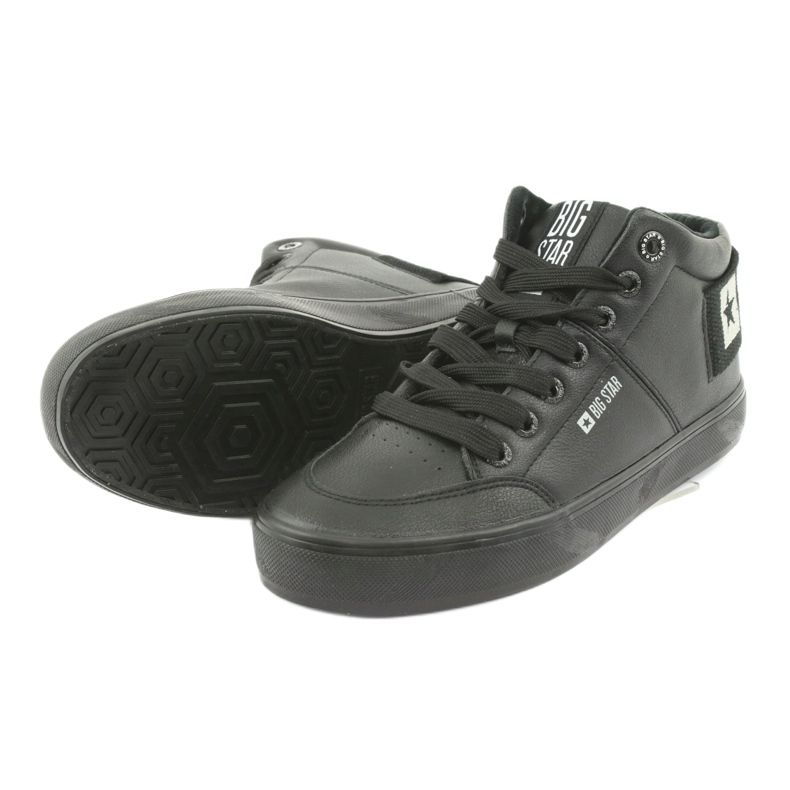 Big Star 274351 fekete magas tornacipő 5