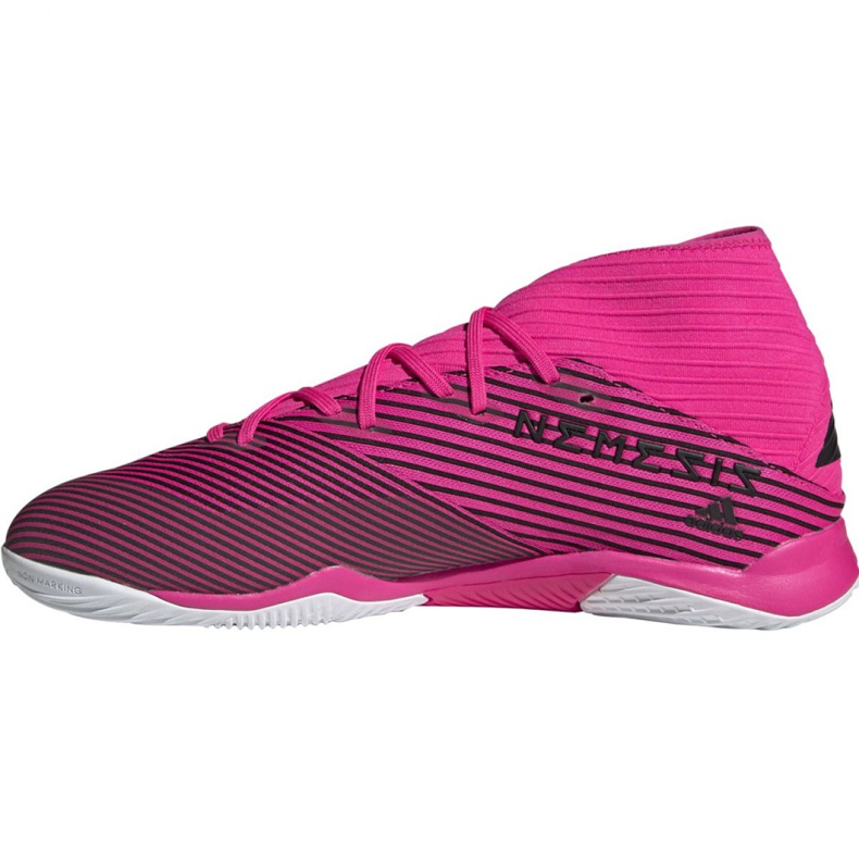Futballcipő adidas Nemeziz 19.3 In M F34411 pink szürke fekete 1
