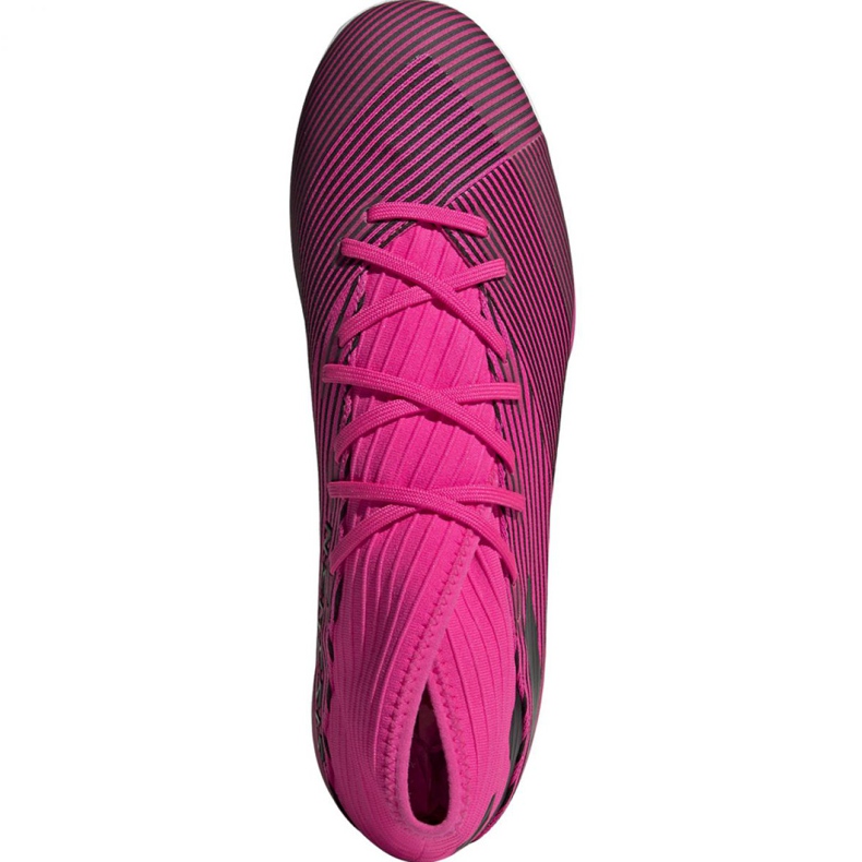 Futballcipő adidas Nemeziz 19.3 In M F34411 pink szürke fekete 2