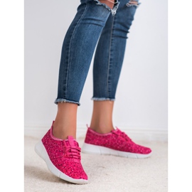 Bona Sportcipő pöttyös ibolya 2