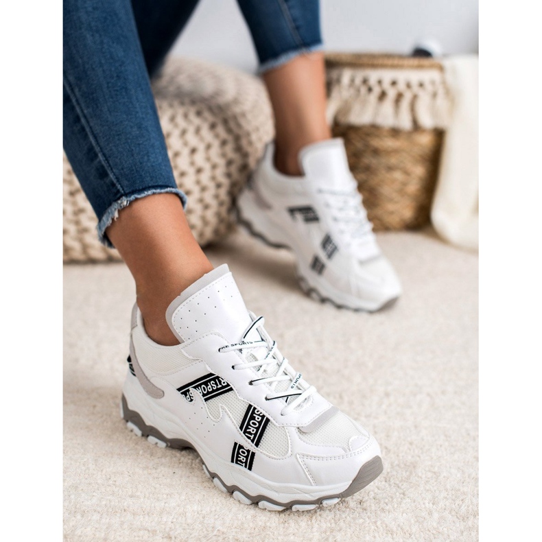 SHELOVET Fehér cipők szürke 1