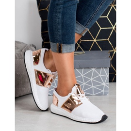 SHELOVET Divatos sportcipő fehér 2