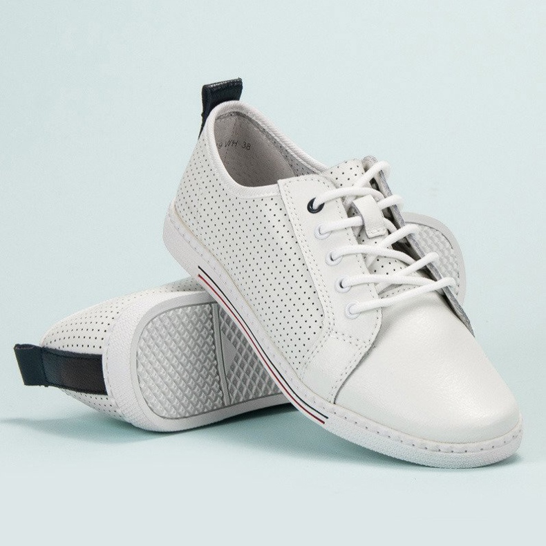 Filippo Bőr bróker fehér 1 Filippo Bőr bróker fehér 1