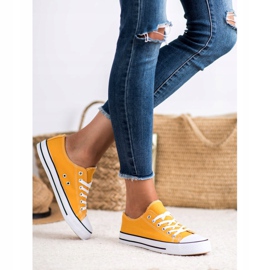 SHELOVET Mustár Cipők sárga 2