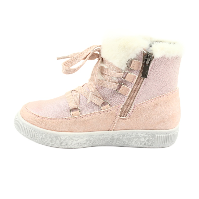 Púderrózsaszín csizma Big Star 374080 sárga 2 Púderrózsaszín csizma Big Star 374080 sárga 2