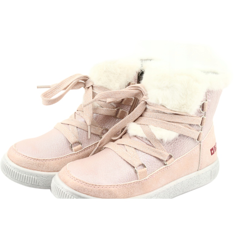 Púderrózsaszín csizma Big Star 374080 sárga 5 Púderrózsaszín csizma Big Star 374080 sárga 5