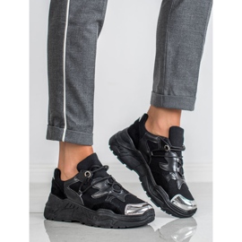 Small Swan Fűzős cipők fekete 1