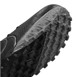 Nike Vapor 13 Academy Tf Jr AT8145-001 futballcipő fekete fekete 1