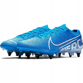 Nike Mercurial Vapor 13 Elite SG-Pro Ac M AT7899 414 futballcipő kék 2
