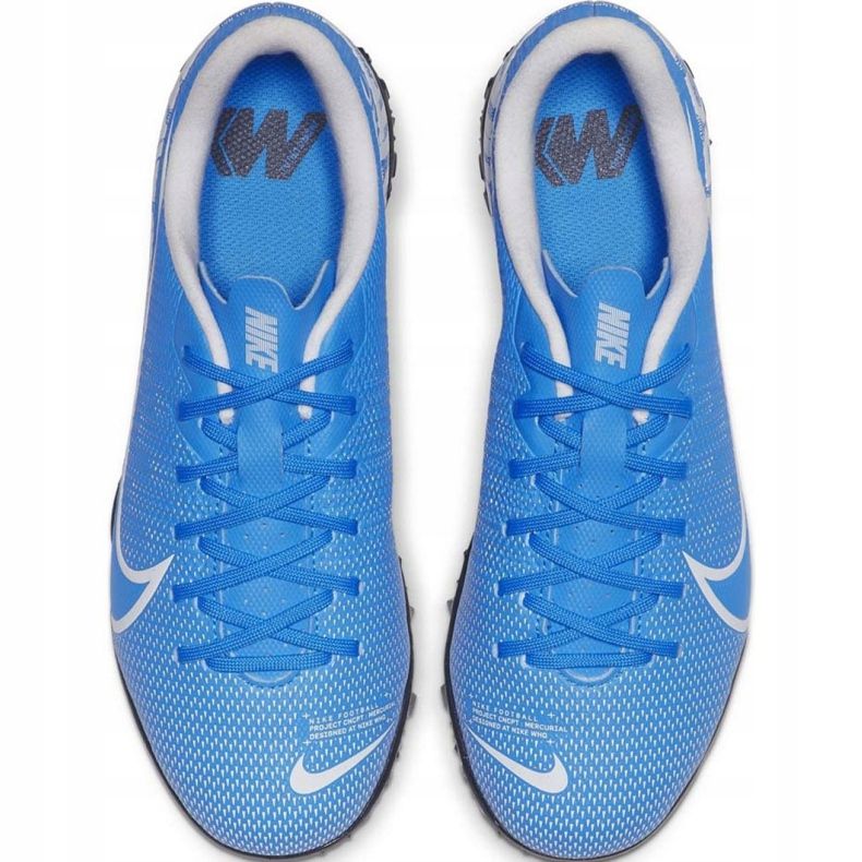 Nike Mercurial Vapor 13 Academy Tf Jr AT8145 414 futballcipő kék 1 Nike Mercurial Vapor 13 Academy Tf Jr AT8145 414 futballcipő kék 1