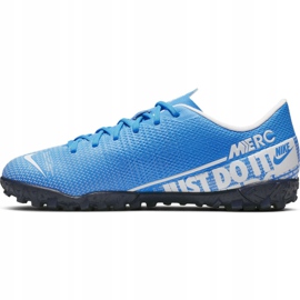 Nike Mercurial Vapor 13 Academy Tf Jr AT8145 414 futballcipő kék 2