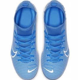 Nike Mercurial Superfly 7 Club FG / MG Jr AT8150-414 futballcipő kék kék 1