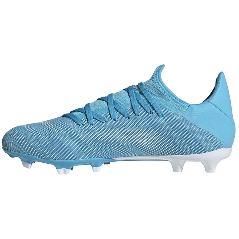 Adidas X 19.3 Fg M F35383 futballcipő szürke kék 1
