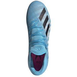 Adidas X 19.3 Fg M F35383 futballcipő szürke kék 2