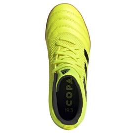 Adidas Copa 19.3 In Sala Jr EF0561 cipő sárga 2