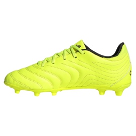Adidas Copa 19.3 Fg Jr F35466 futballcipő sárga sárga 1