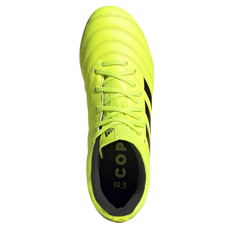 Adidas Copa 19.3 Fg Jr F35466 futballcipő sárga sárga 2