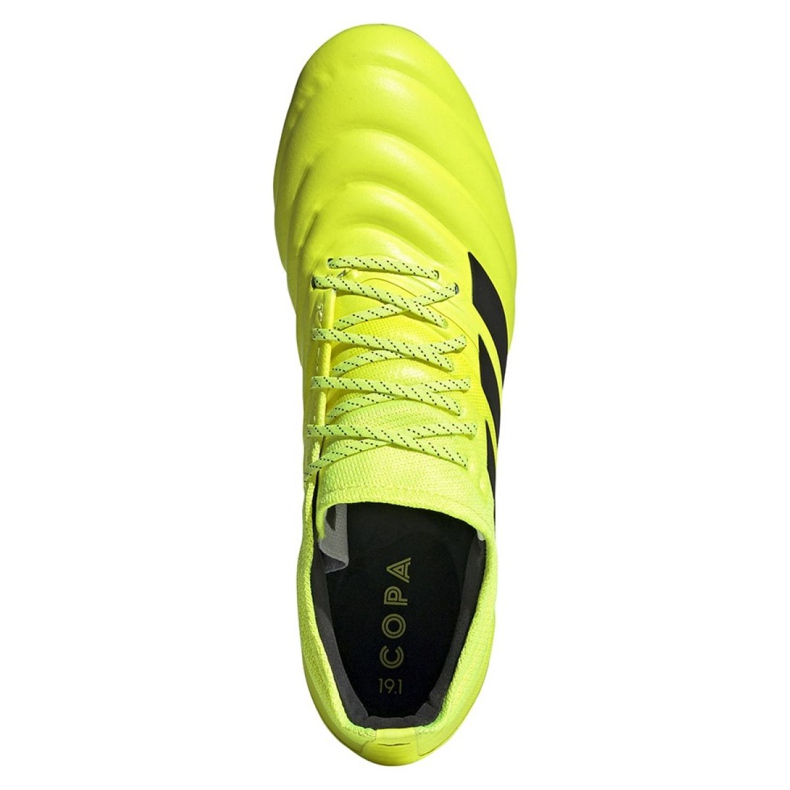 Adidas Copa 19.1 Sg M G26643 futballcipő sárga sárga 2