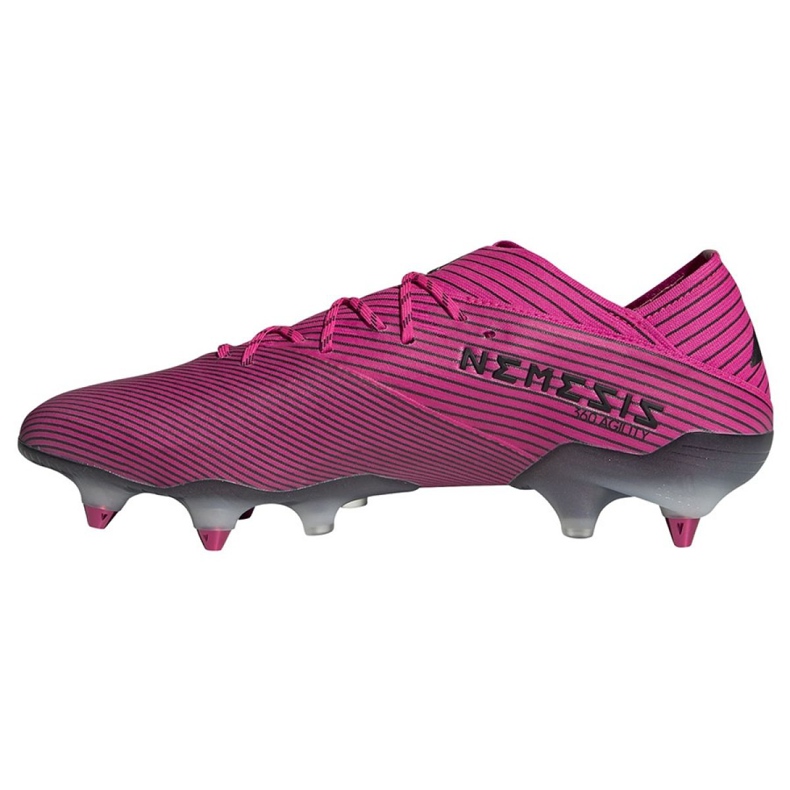 Adidas Nemeziz 19.1 Sg M F99838 futballcipő rózsaszín rózsaszín 1