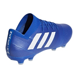 Adidas Nemeziz 18.2 Fg M DB2092 futballcipő kék kék 2 Adidas Nemeziz 18.2 Fg M DB2092 futballcipő kék kék 2