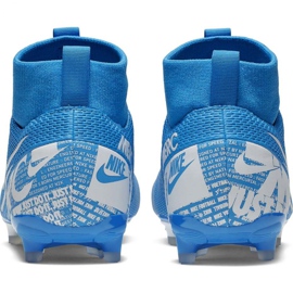 Nike Mercurial Superfly 7 Academy FG / MG Jr AT8120 414 futballcipő kék 2