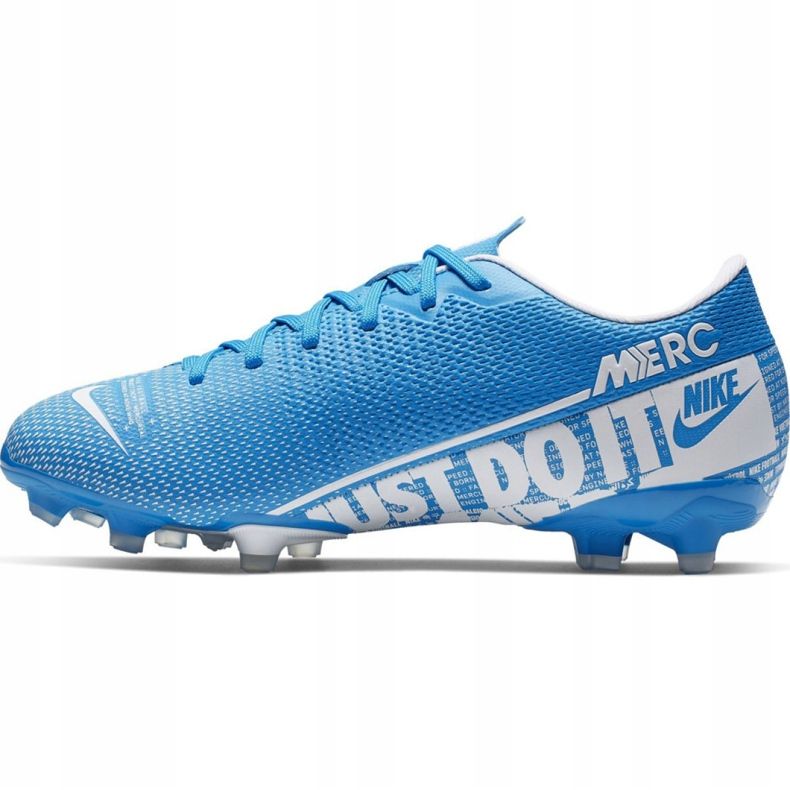 Nike Mercurial Vapor 13 Academy FG / MG Jr AT8123 414 futballcipő kék 2