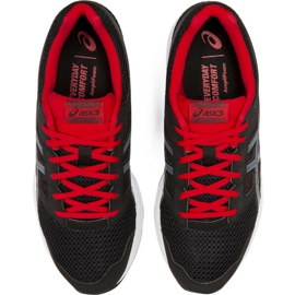 Asics Gel Contend 5 M 1011A256 005 fekete piros cipő 1