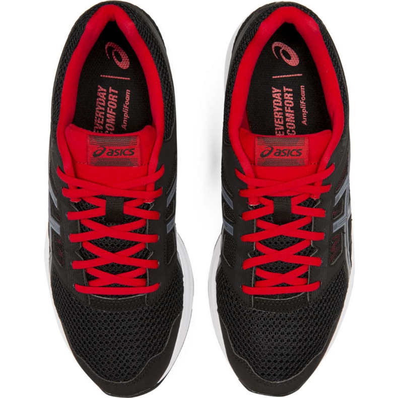 Asics Gel Contend 5 M 1011A256 005 fekete piros cipő 1