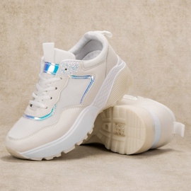 SHELOVET Fűzős cipők fehér 1