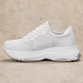 Ideal Shoes Világos fehér cipők 1