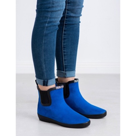 Kylie Női velúr galushes kék 2
