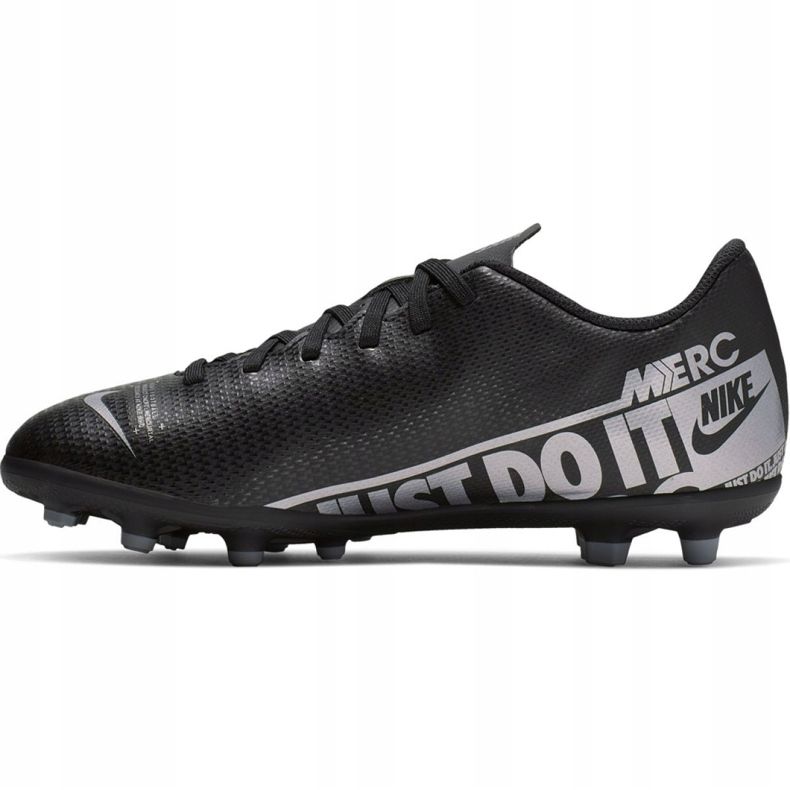 Nike Mercurial Vapor 13 Club FG / MG Jr AT8161 001 futballcipő fekete 2 Nike Mercurial Vapor 13 Club FG / MG Jr AT8161 001 futballcipő fekete 2