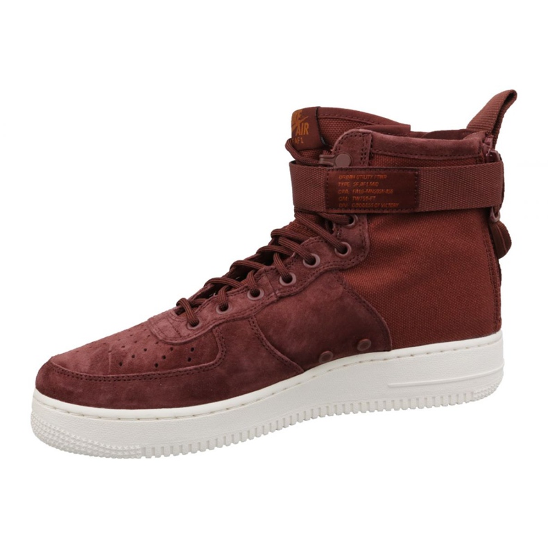 Nike Air Force 1 Sf Mid M 917753-202 cipő piros 1