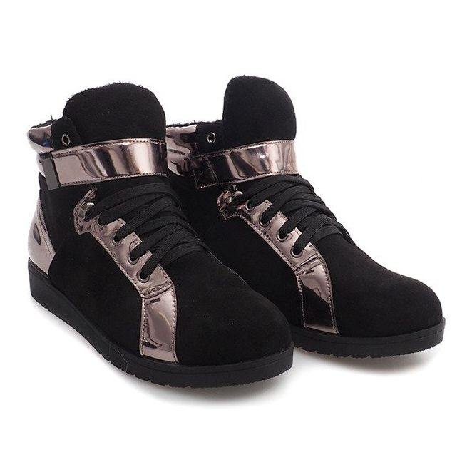 Meleg cipők 2026-1 Fekete szürke 1