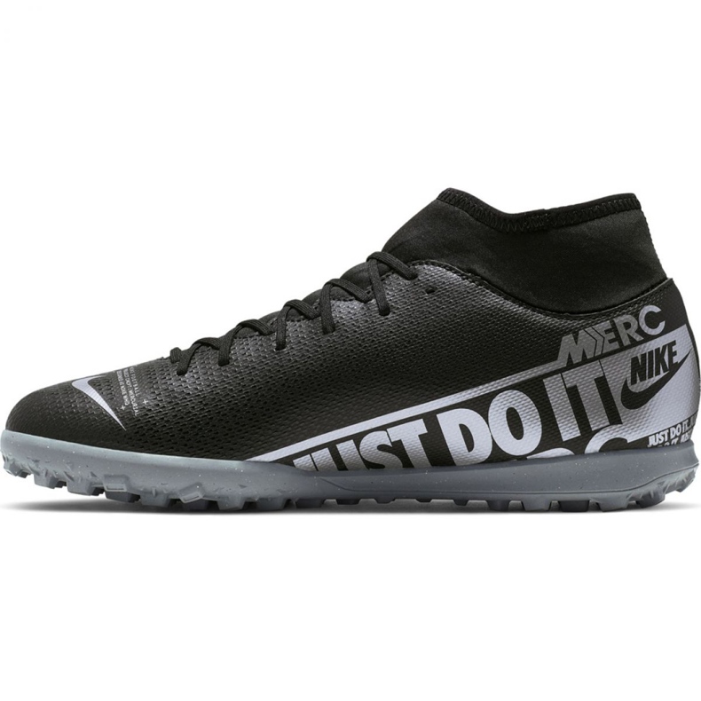 Nike Mercurial Superfly 7 Club Tf M AT7980-001 futballcipő fekete fekete 2