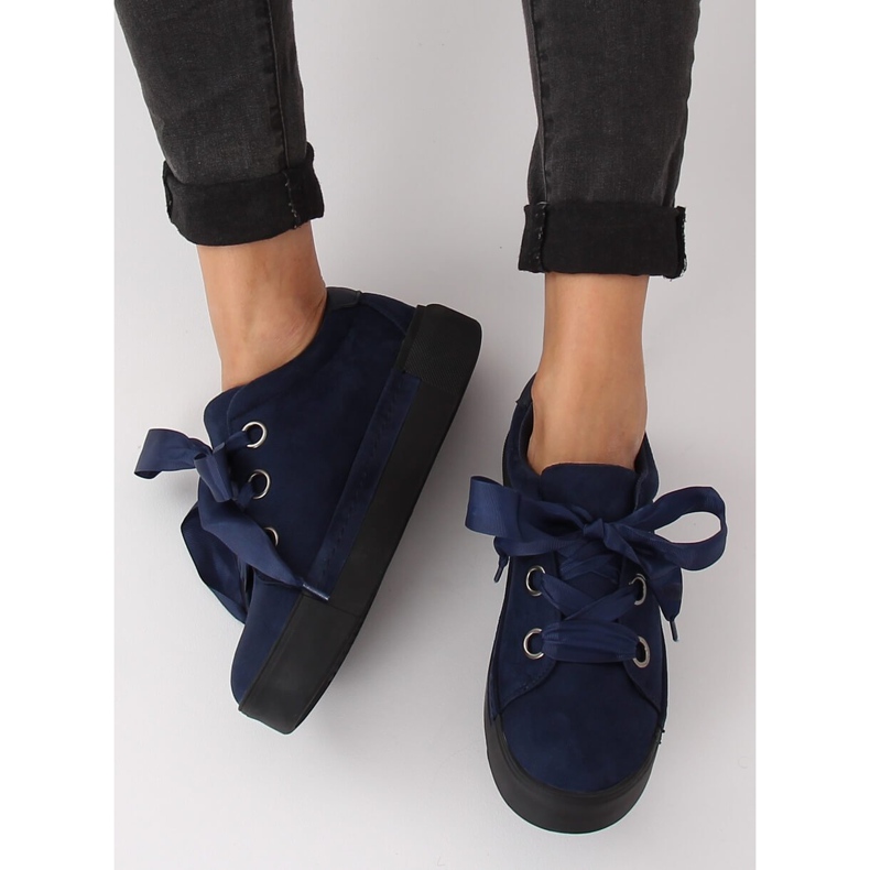 Navy blue női cipők 1018 Blue sötétkék 2