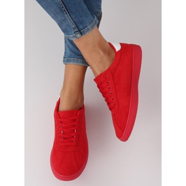 Piros női cipők LX-9857 Red 2