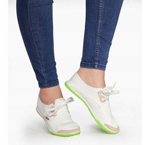 Lycra BL181 fehér csúszós cipők 1