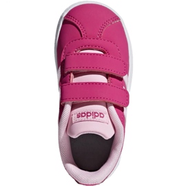 Adidas Vl Court 2.0 Cmf Jr F36406 cipő rózsaszín 1